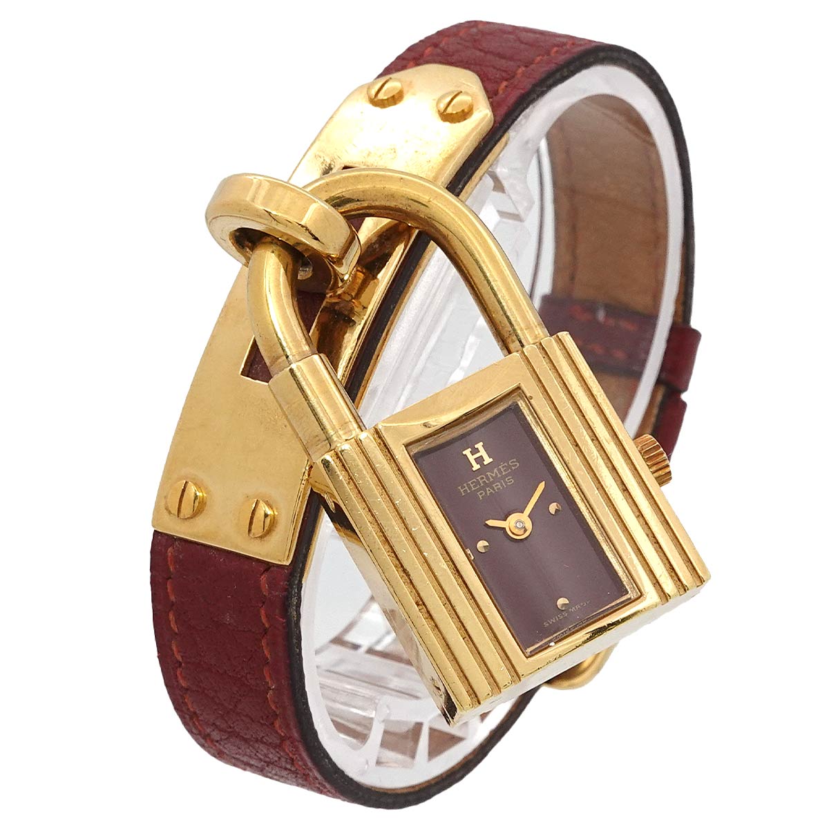 Kelly Watches Quartz bordeaux Dial Vintage Cadena Ladies