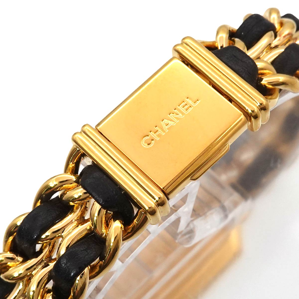 Premiere Size M H0001 Vintage Quartz Black Dial Ladies Watch