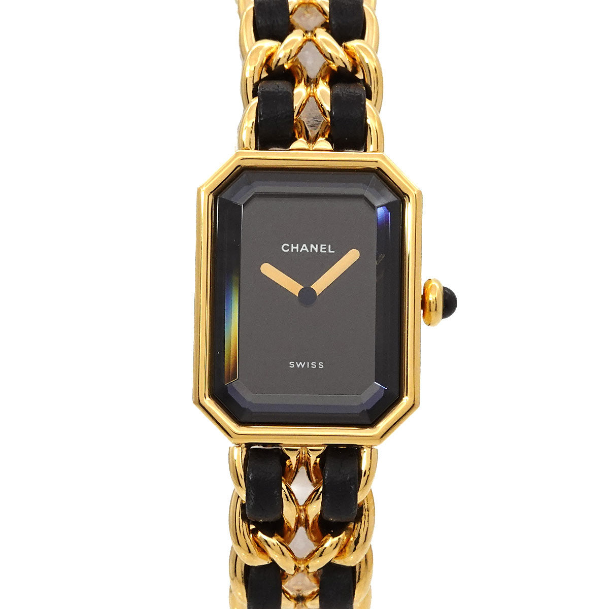 Premiere Size M H0001 Vintage Quartz Black Dial Ladies Watch