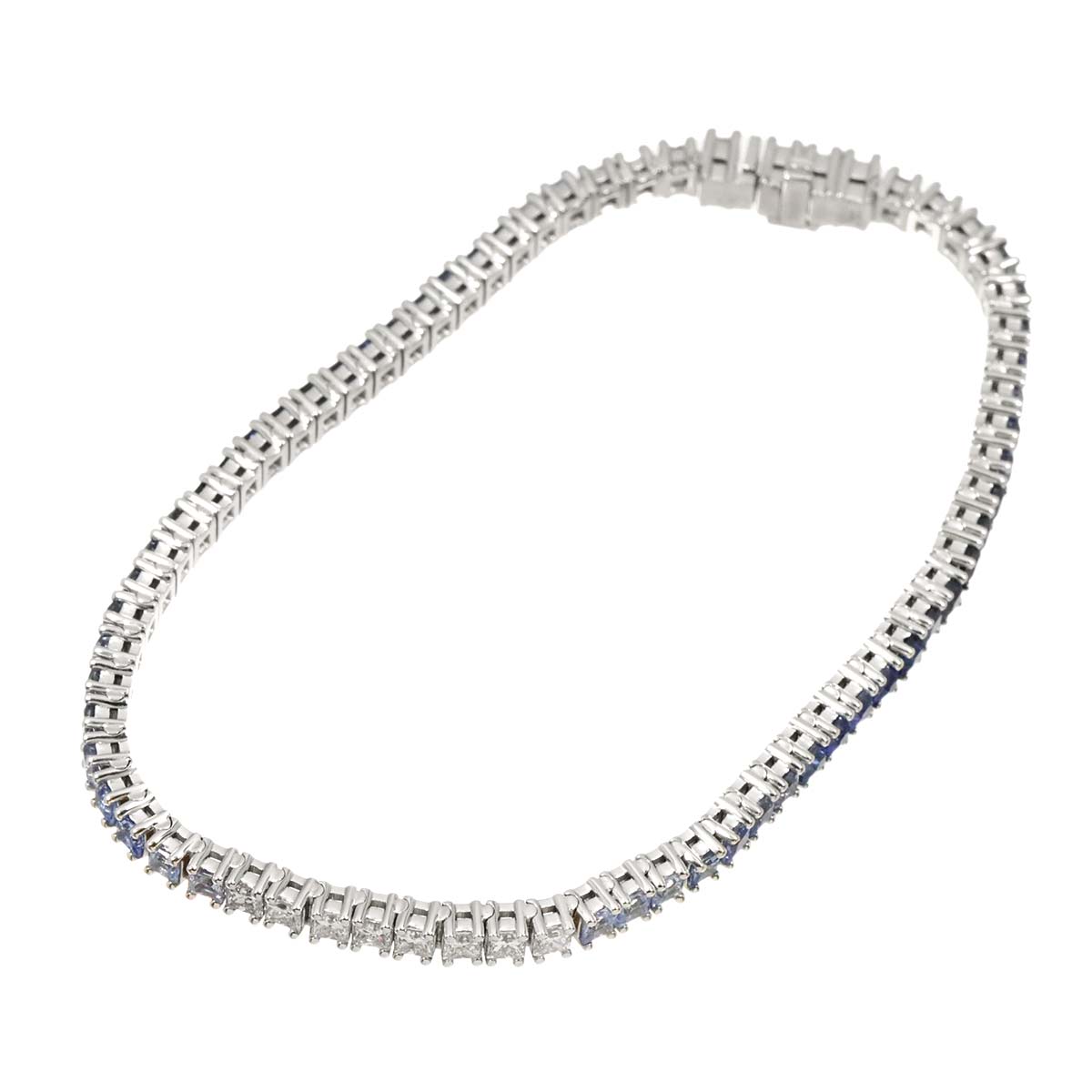 Timeless Classico Sapphire Diamond Bracelet 18K WG 750