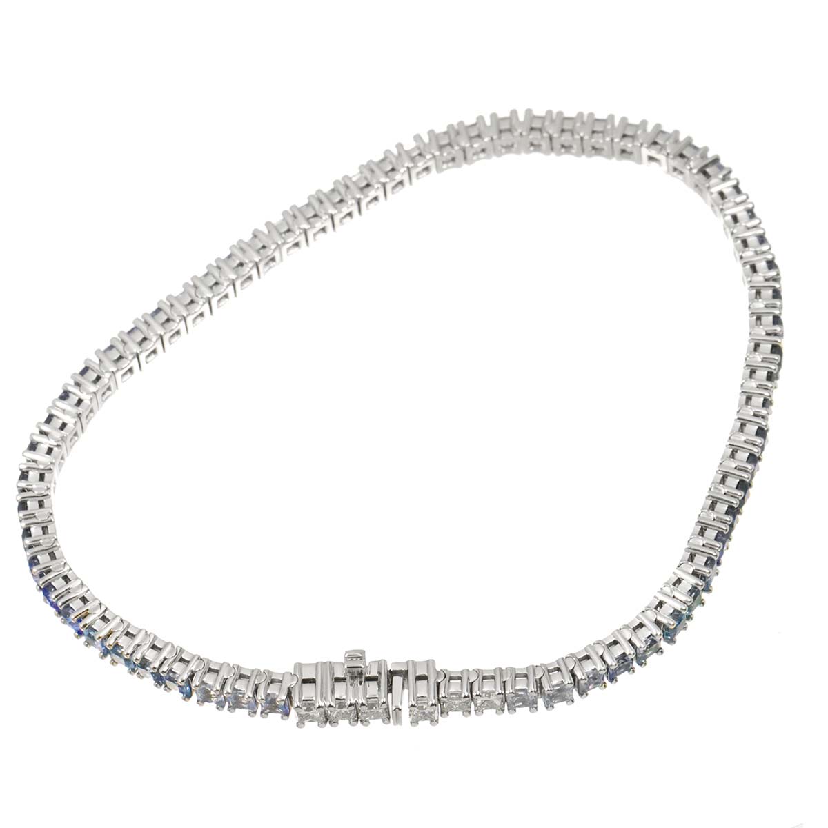 Timeless Classico Sapphire Diamond Bracelet 18K WG 750