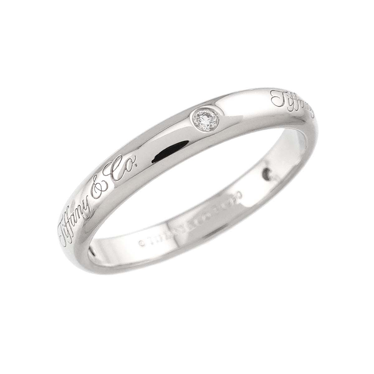 Lucida Notes Diamond Ring Pt Platinum size5.75-6(US)