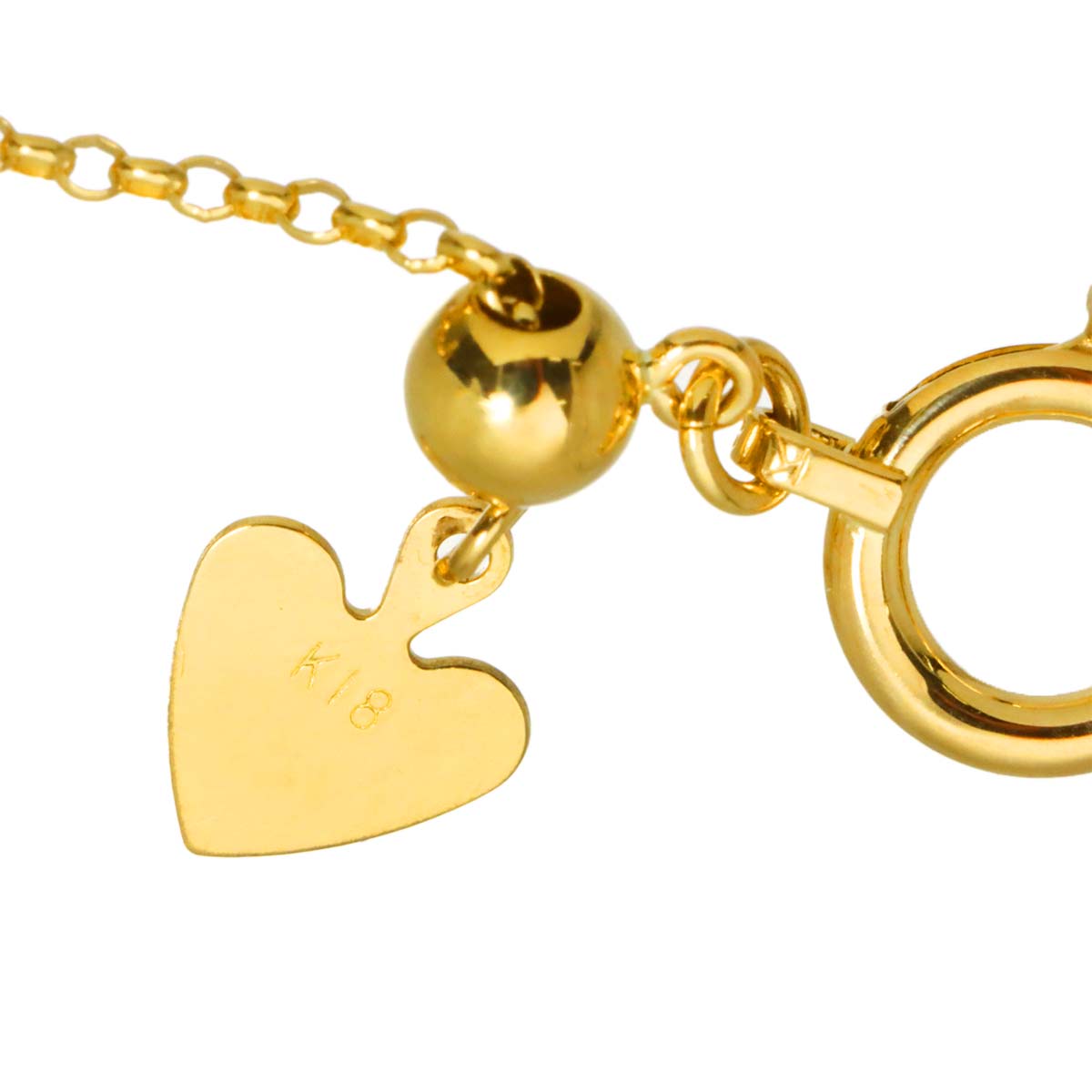 Sapphire 0.55ct Necklace 18K Yellow Gold 750