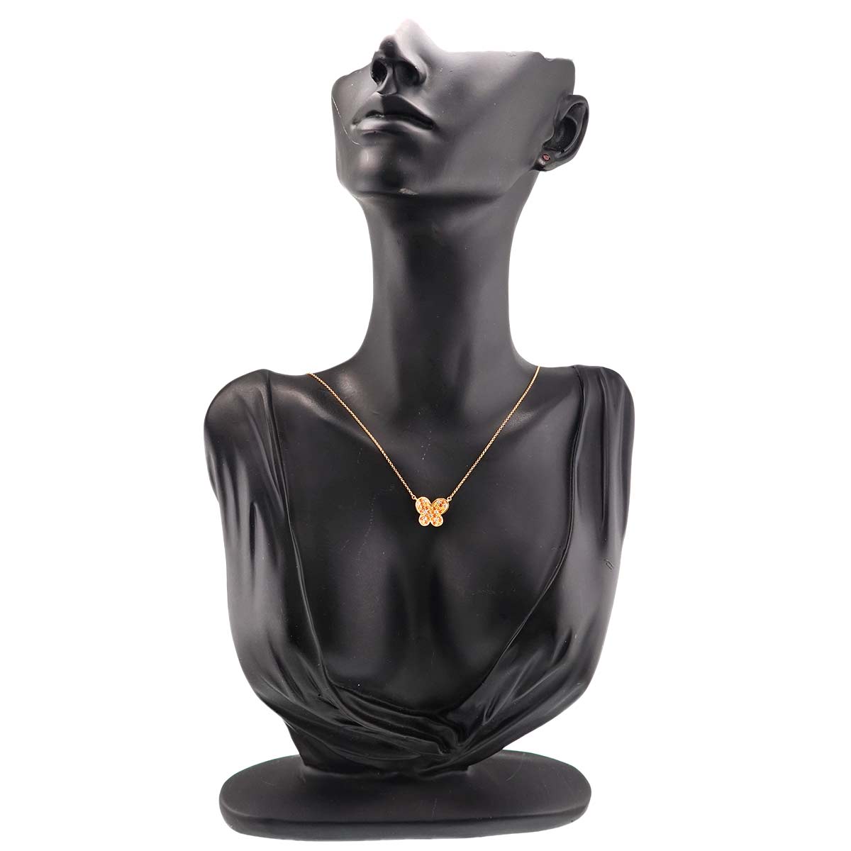 Sapphire 0.55ct Necklace 18K Yellow Gold 750