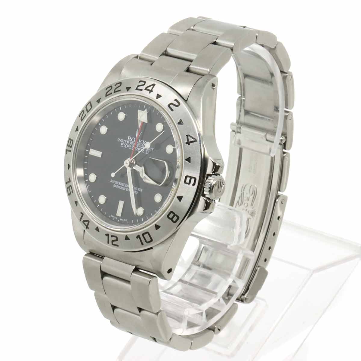 Explorer II 16570 Date Serial A Automatic Black Dial Mens Watch