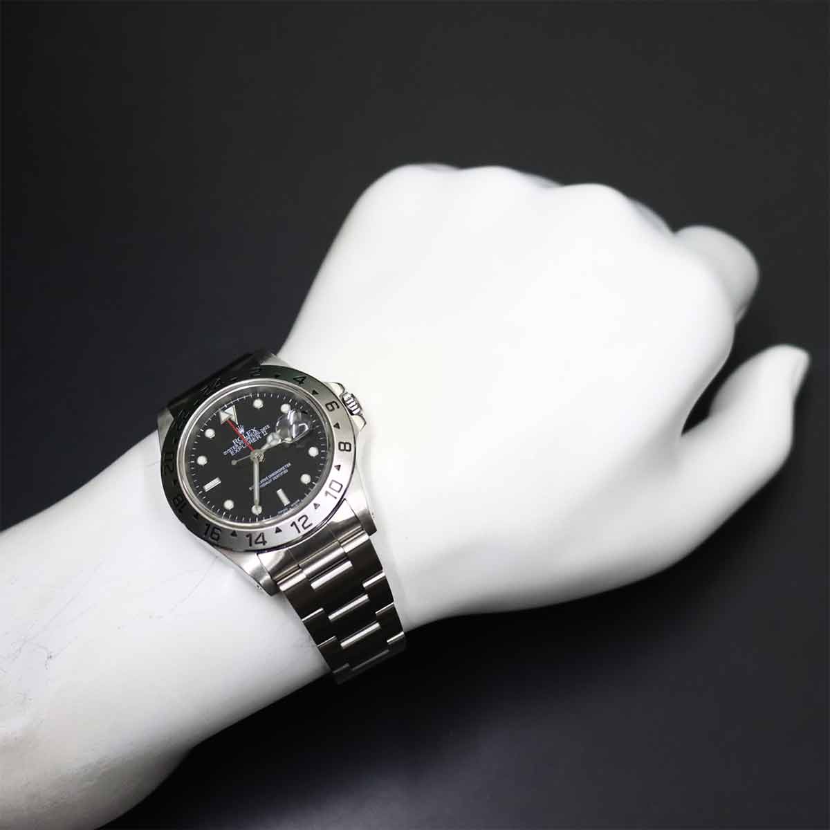 Explorer II 16570 Date Serial A Automatic Black Dial Mens Watch