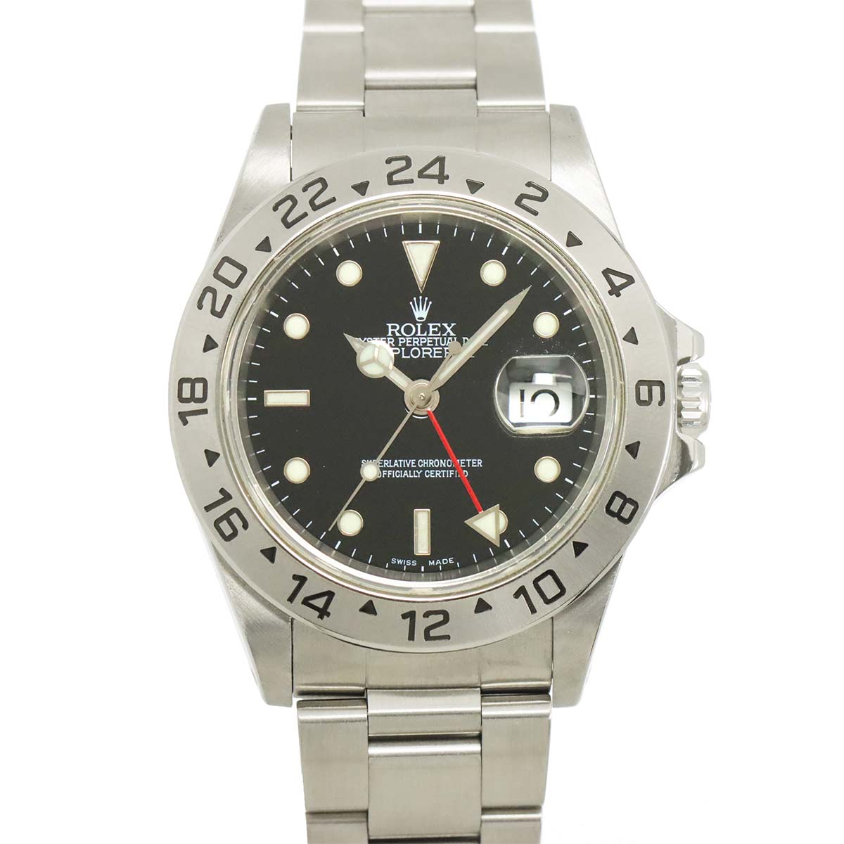 Explorer II 16570 Date Serial A Automatic Black Dial Mens Watch