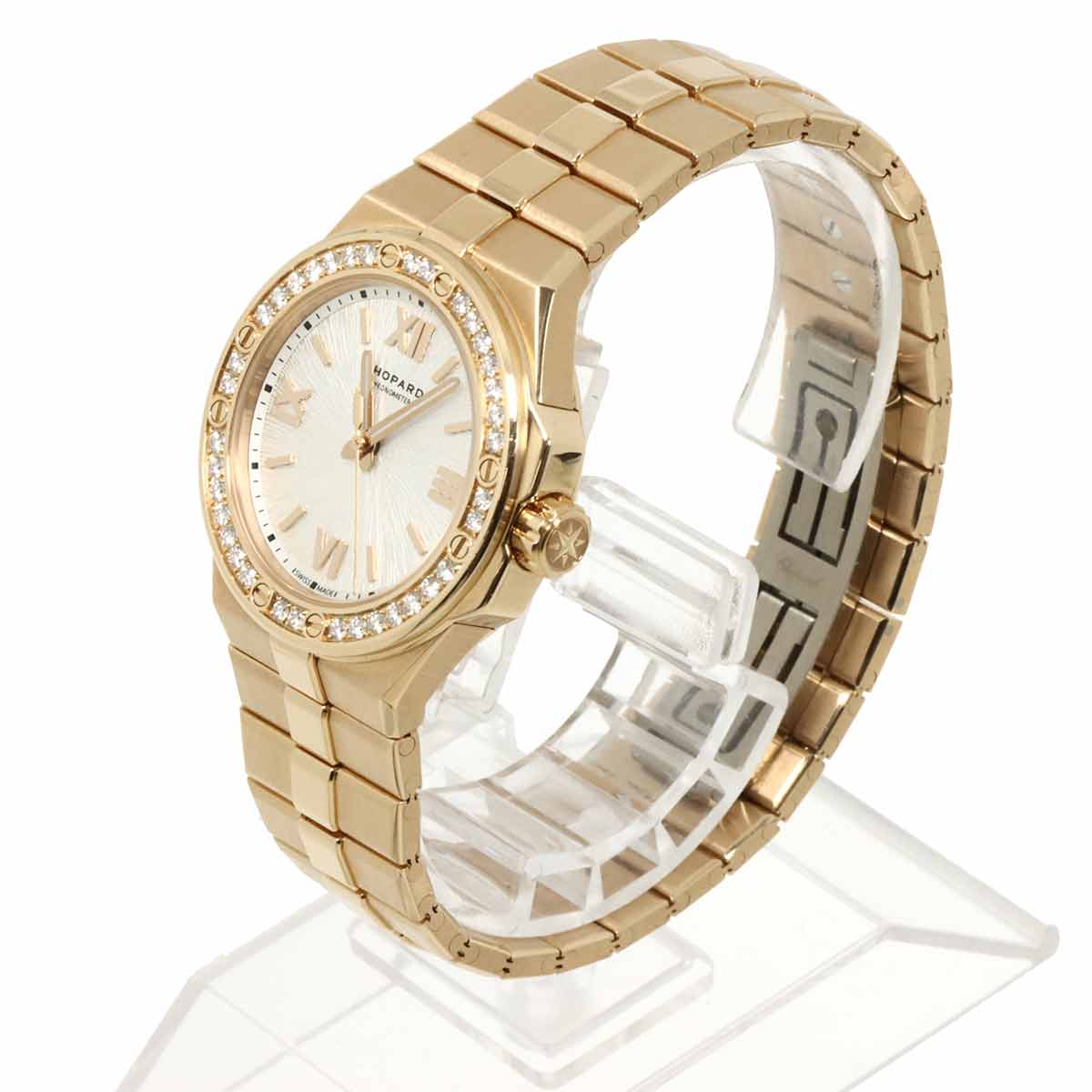 Alpine Eagle 295384-5001 K18PG Diamond Automatic Gray Dial