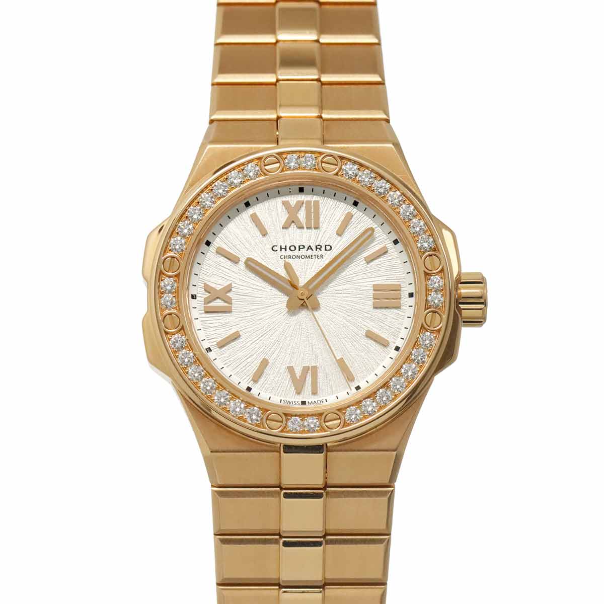 Alpine Eagle 295384-5001 K18PG Diamond Automatic Gray Dial