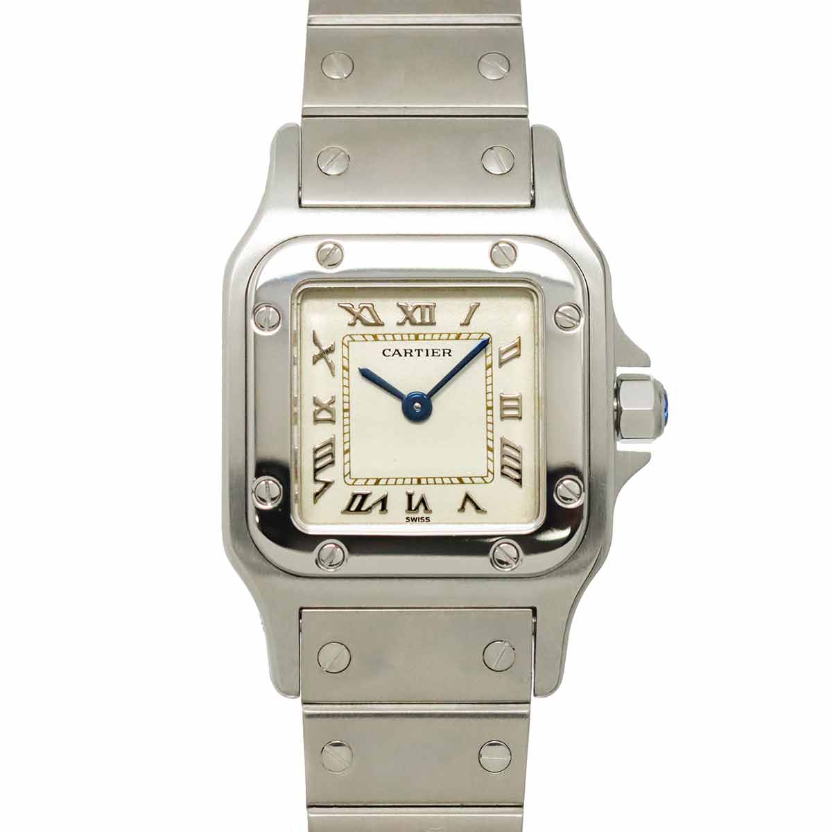 Santos Galbee Quartz Cream Dial Ladies Watch