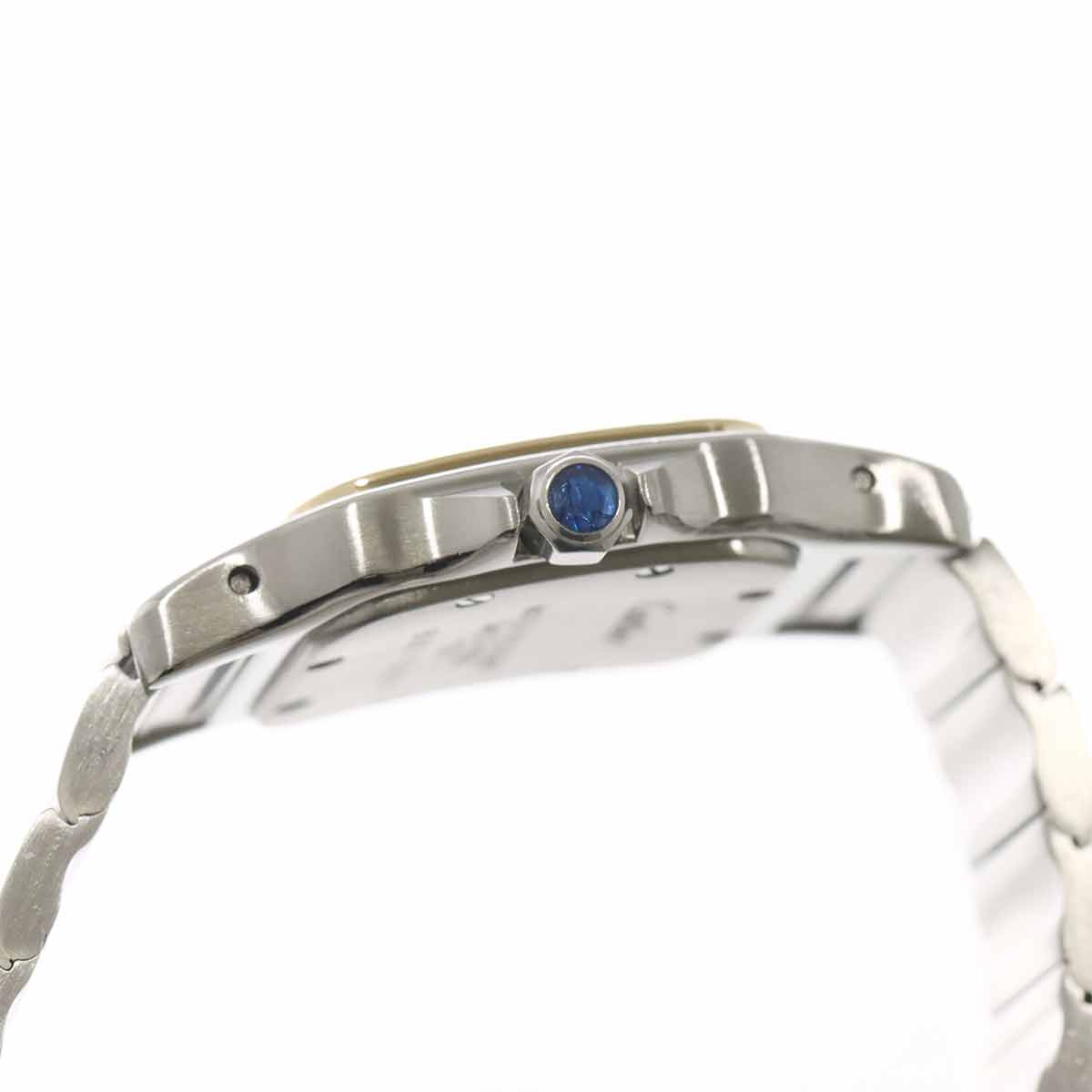 Santos Galbee W20012C4 750 YG Cream Dial Ladies Watch