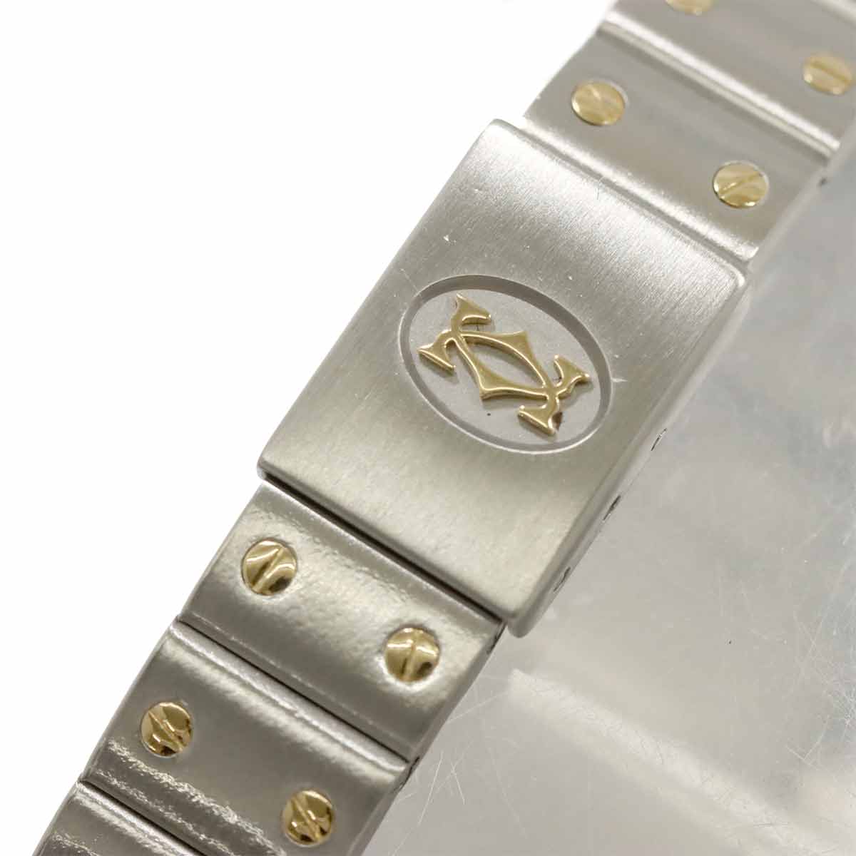 Santos Galbee W20012C4 750 YG Cream Dial Ladies Watch