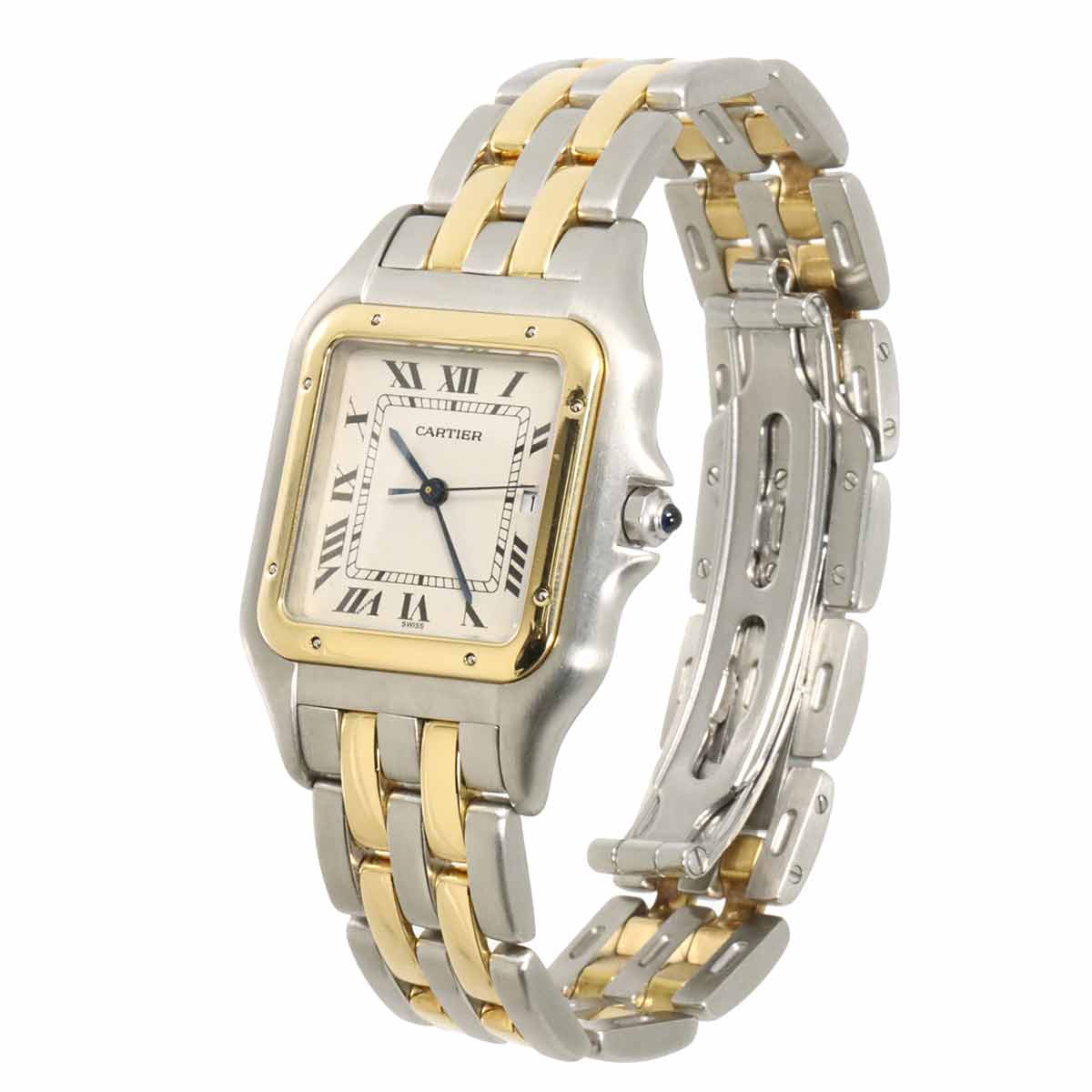 Panthere LM YG Quartz Cream Dial Mens Wrist Watch
