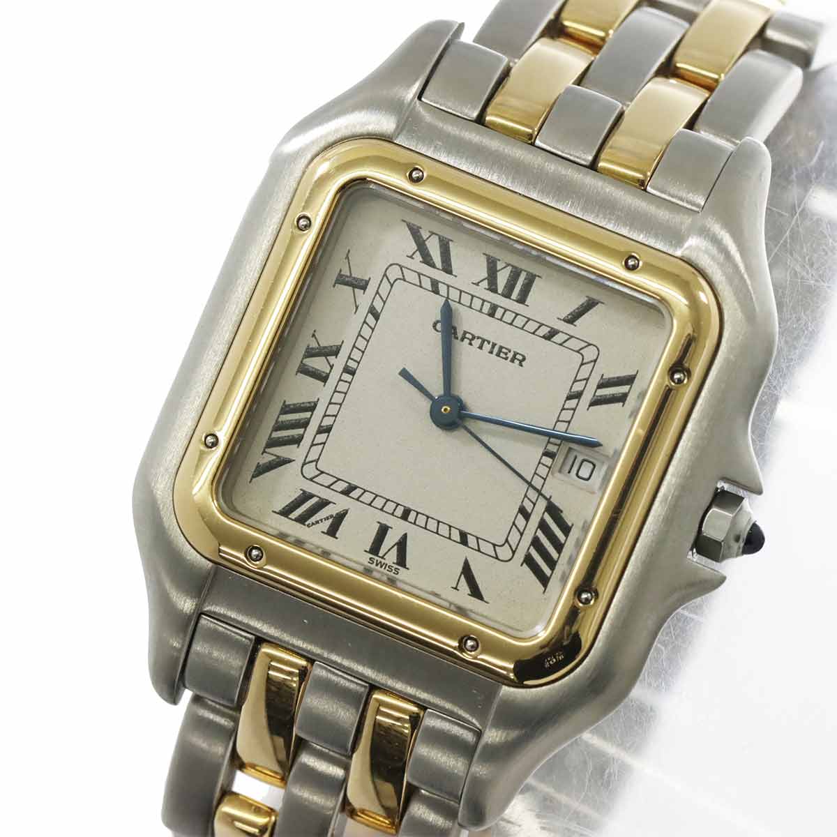 Panthere LM YG Quartz Cream Dial Mens Wrist Watch