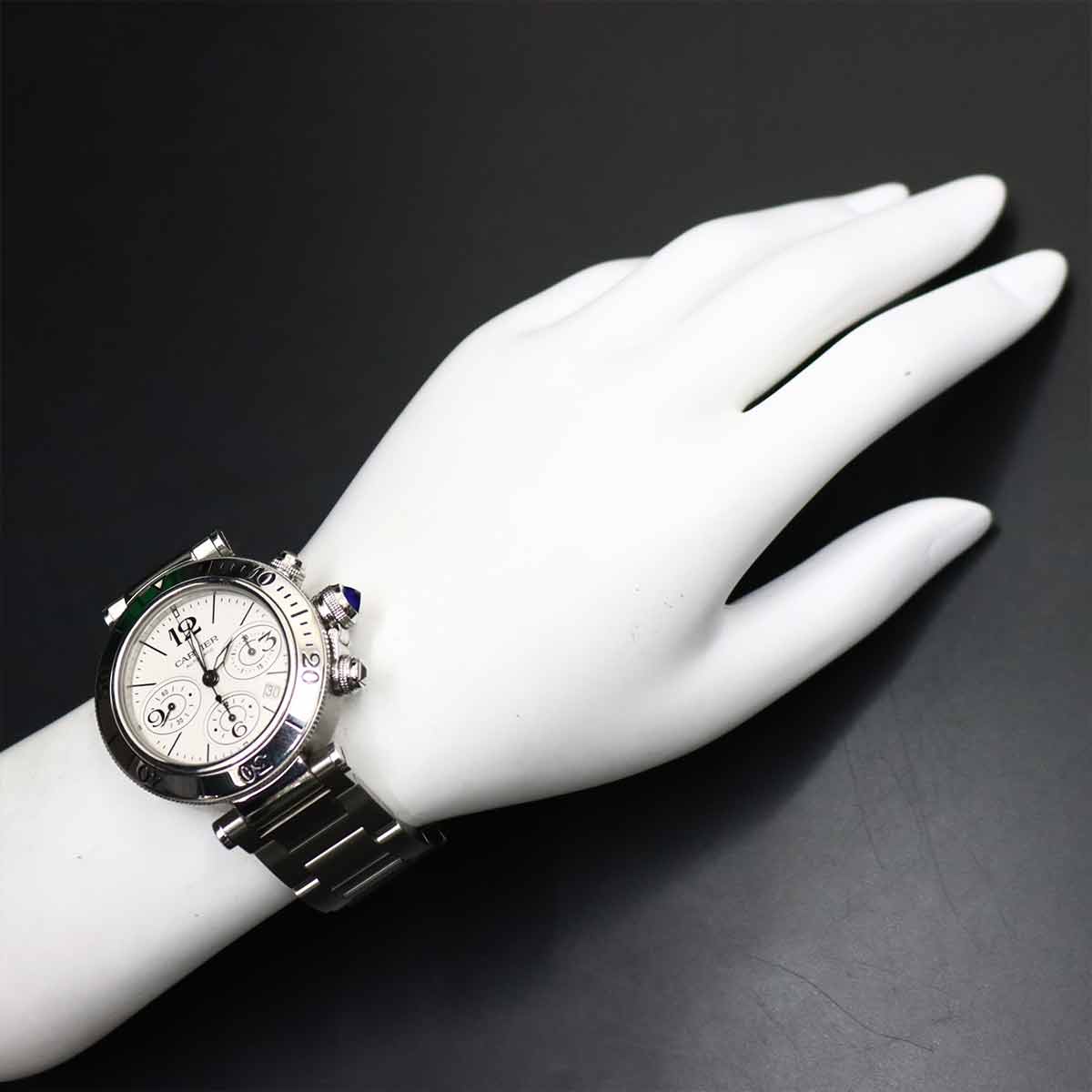 Pasha Seatimer Chronograph W31089M7 Automatic Silver Dial