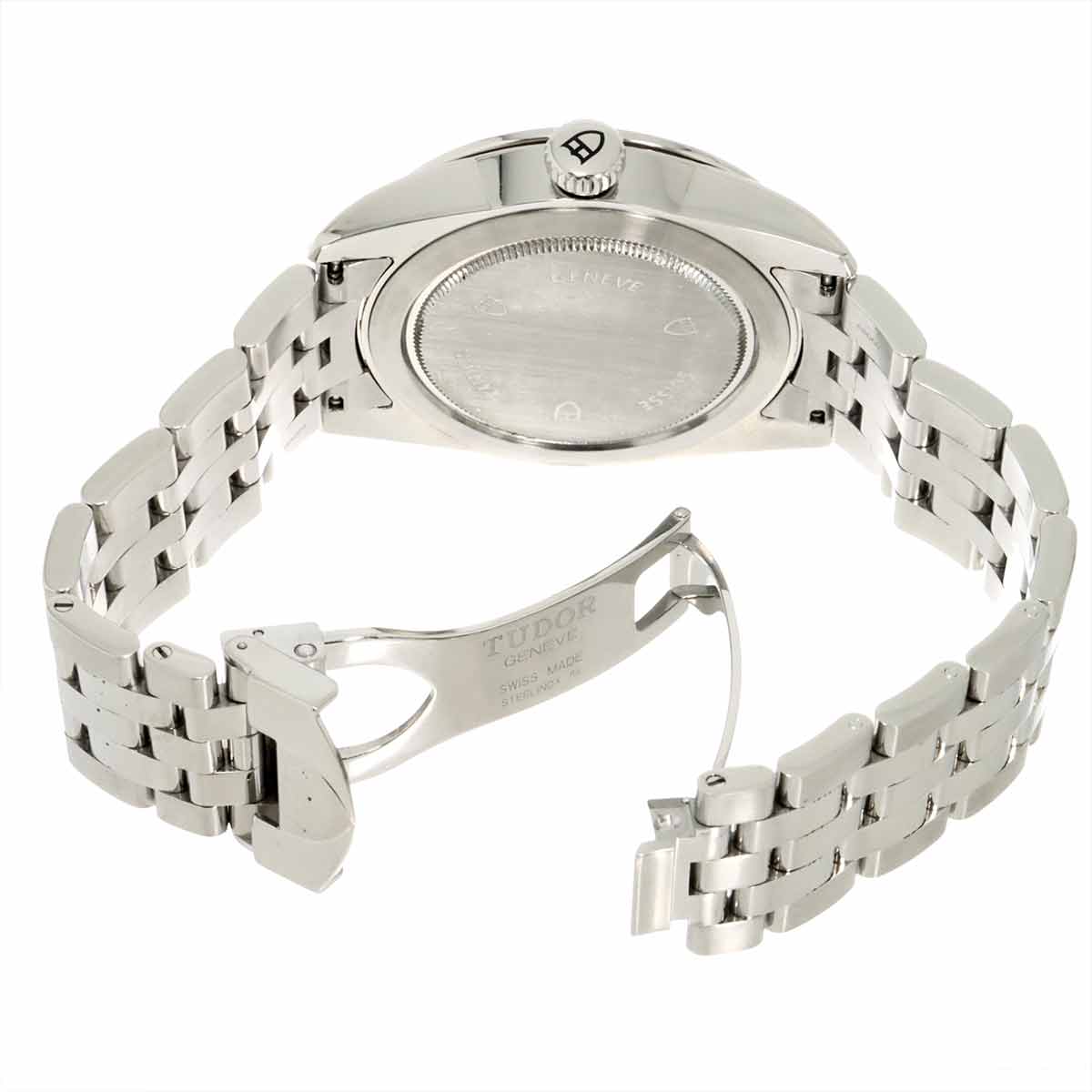 Glamour Date Day 56000 Automatic Diamond Silver Dial Mens Watch