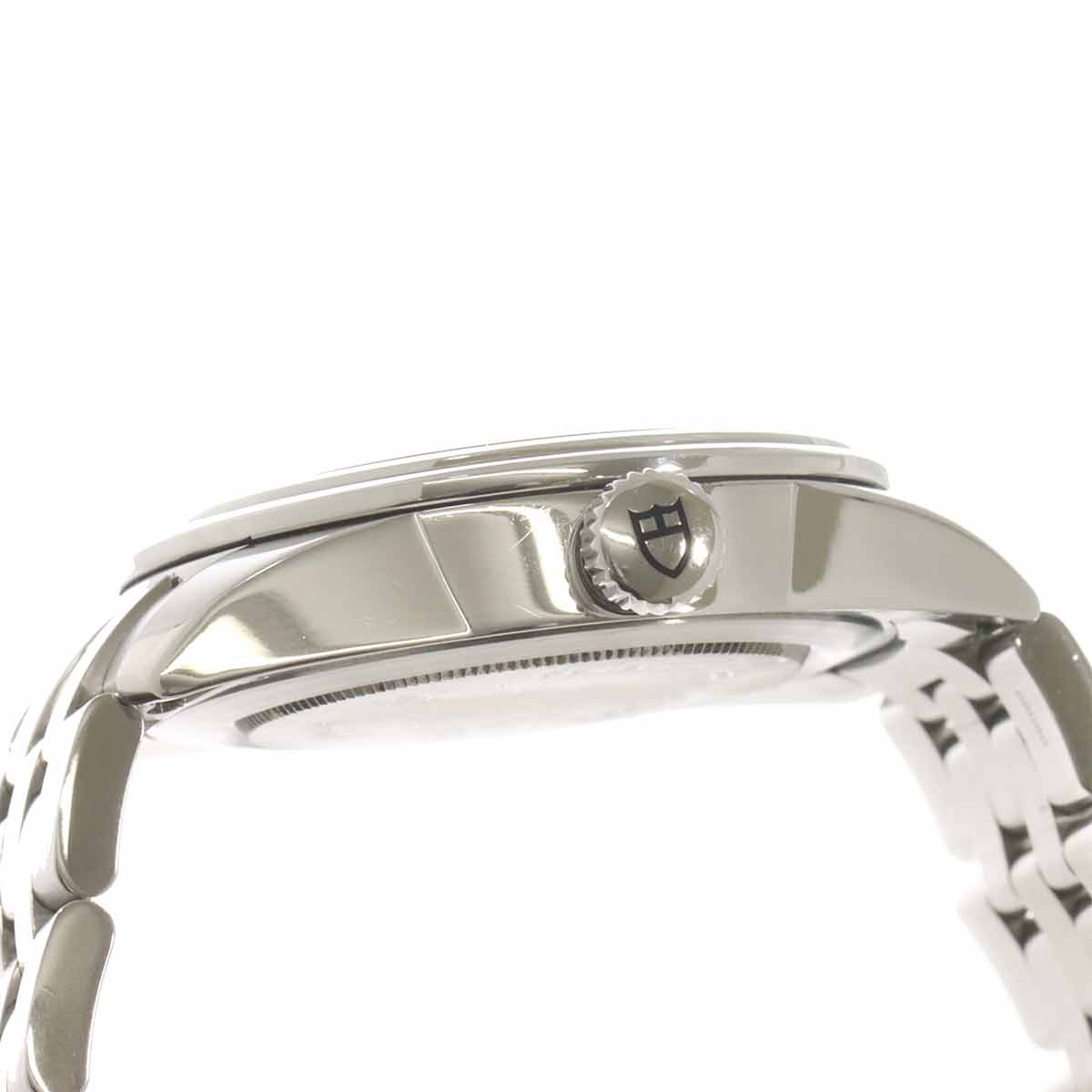 Glamour Date Day 56000 Automatic Diamond Silver Dial Mens Watch