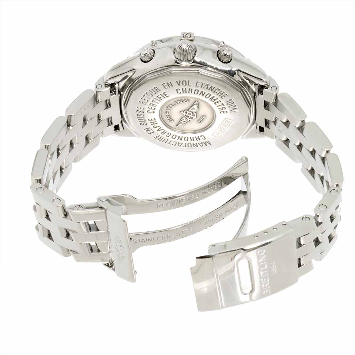 Shadow Flyback A35312 Chronograph Date White Shell Dial