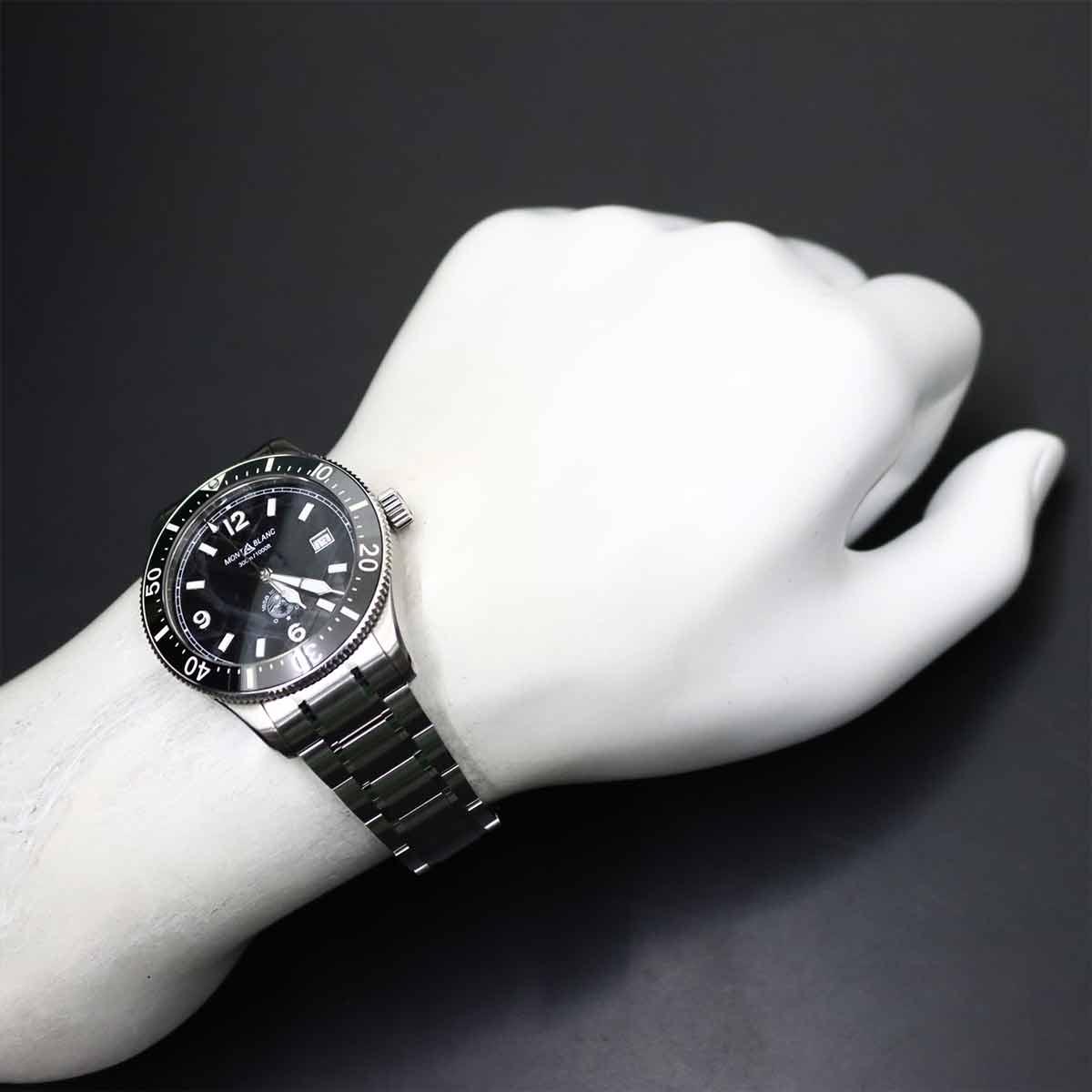 1858 Ice Sea 129371 Automatic Black Dial Mens Watch