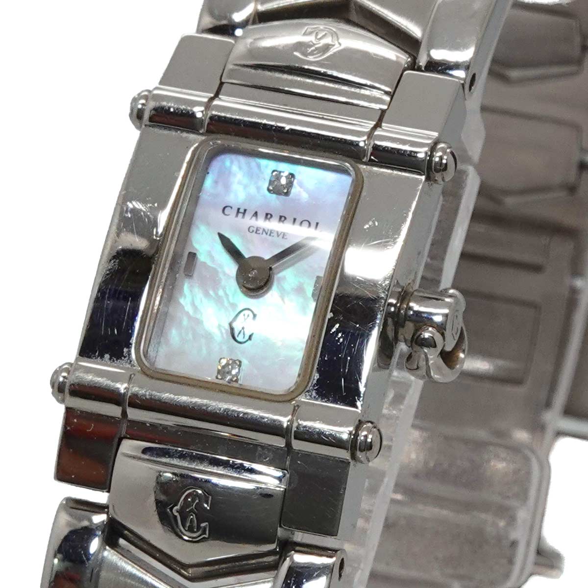 Columbus INTRM9 White Shell Quartz Leadies Watch