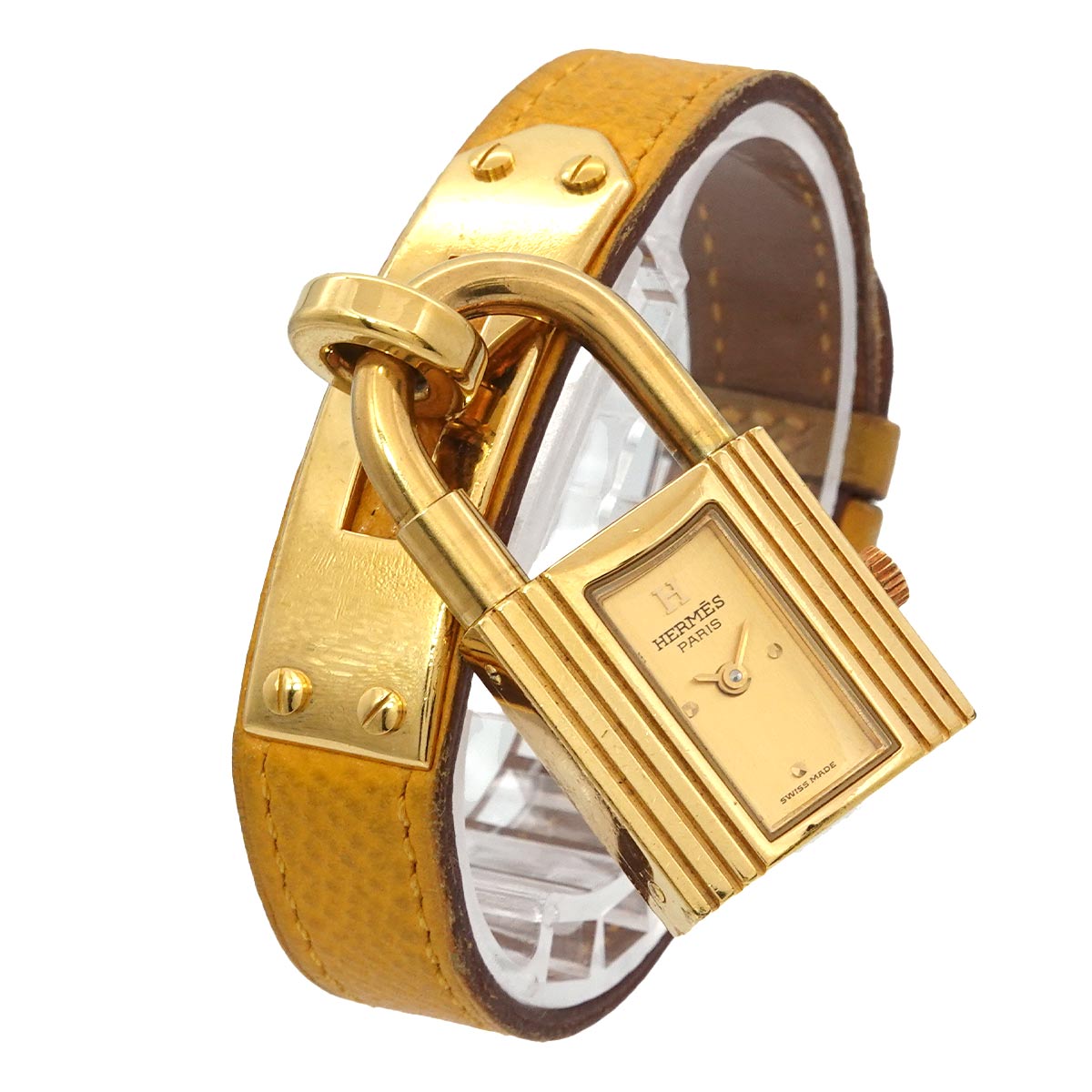 Kelly Watches Quartz Gold Dial Vintage Cadena Ladies Watch