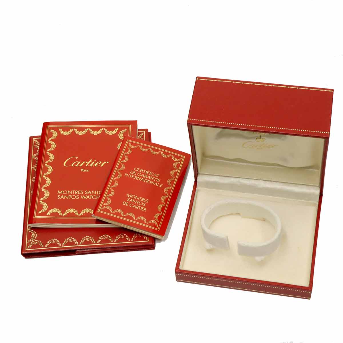 Santos Galbee SM W20024D6 Quartz Cream Dial Ladies Watch