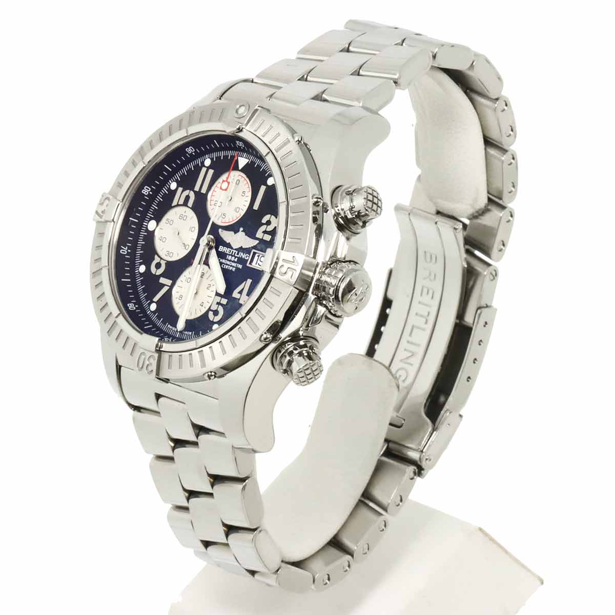 Super Avenger A13370 Automatic Date Black Dial Mens Watch
