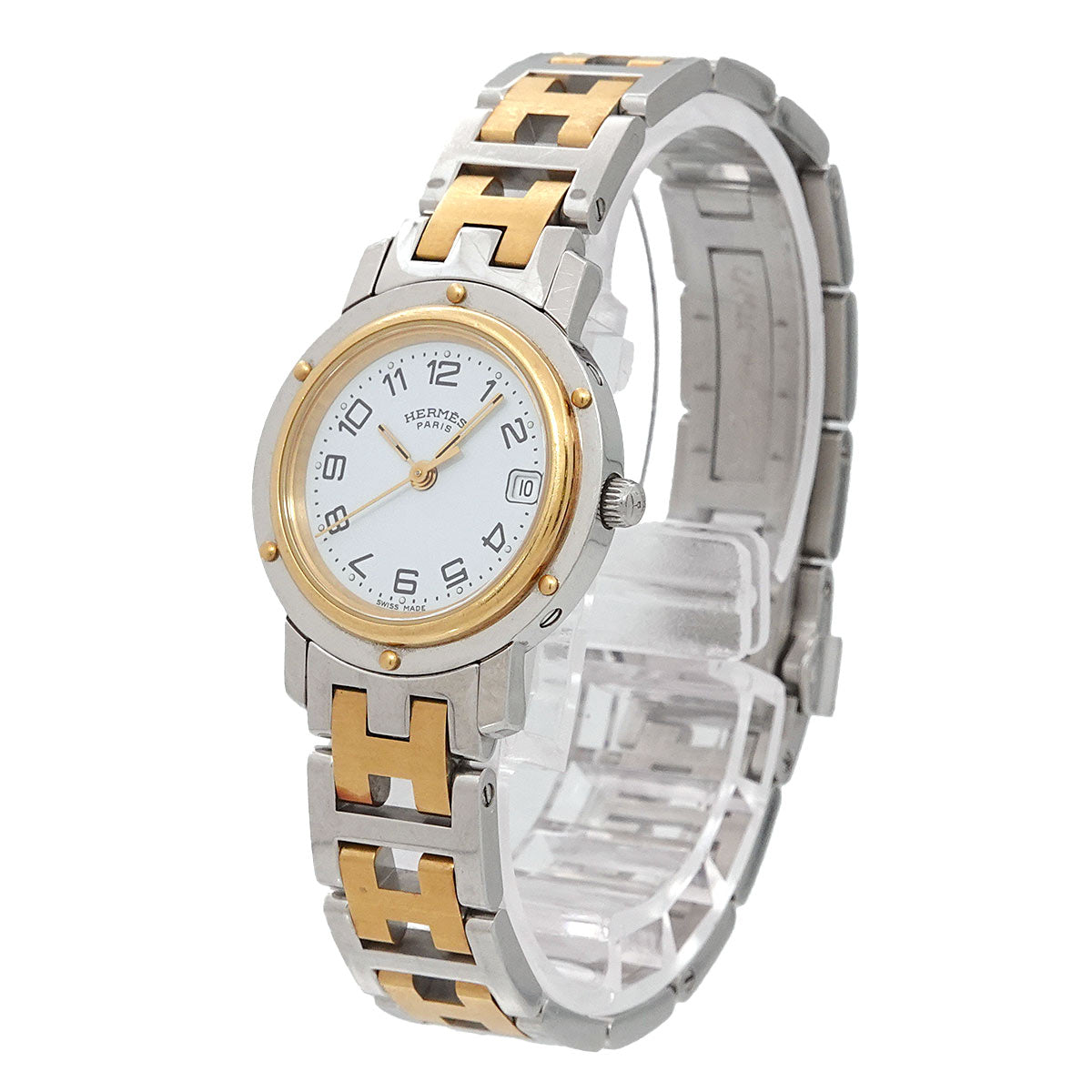 Clipper CL4 220 Quartz Date White Dial Ladies Watch