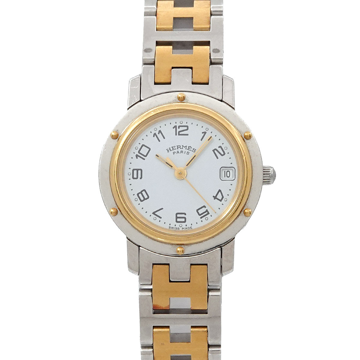 Clipper CL4 220 Quartz Date White Dial Ladies Watch