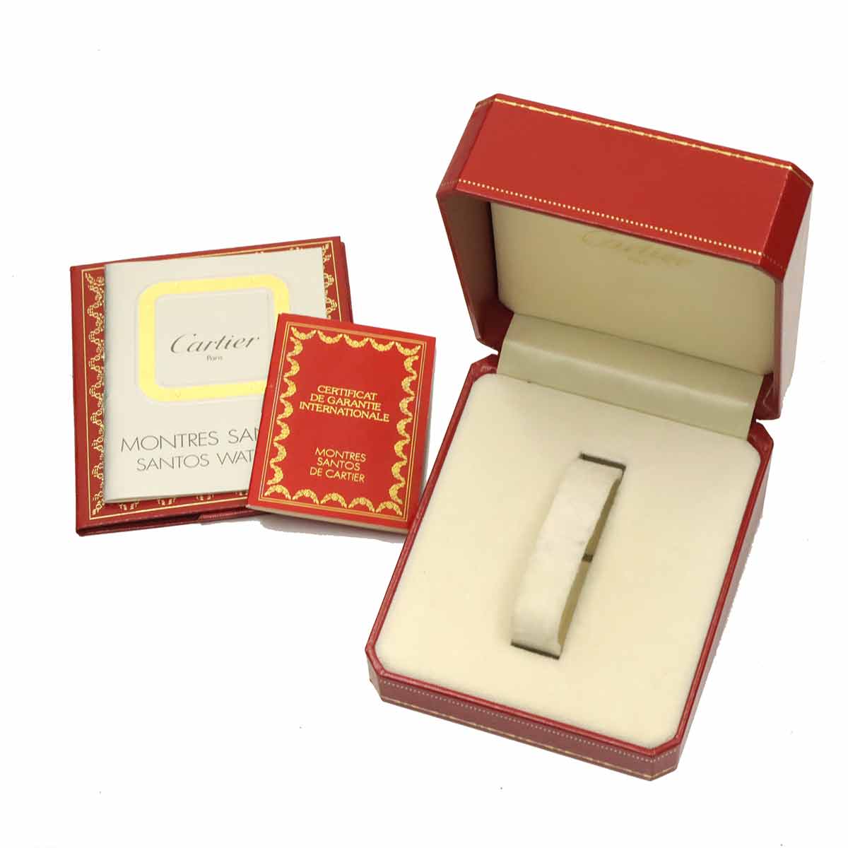 Santos Galbee SM W20024D6 Quartz Cream Dial Ladies Watch