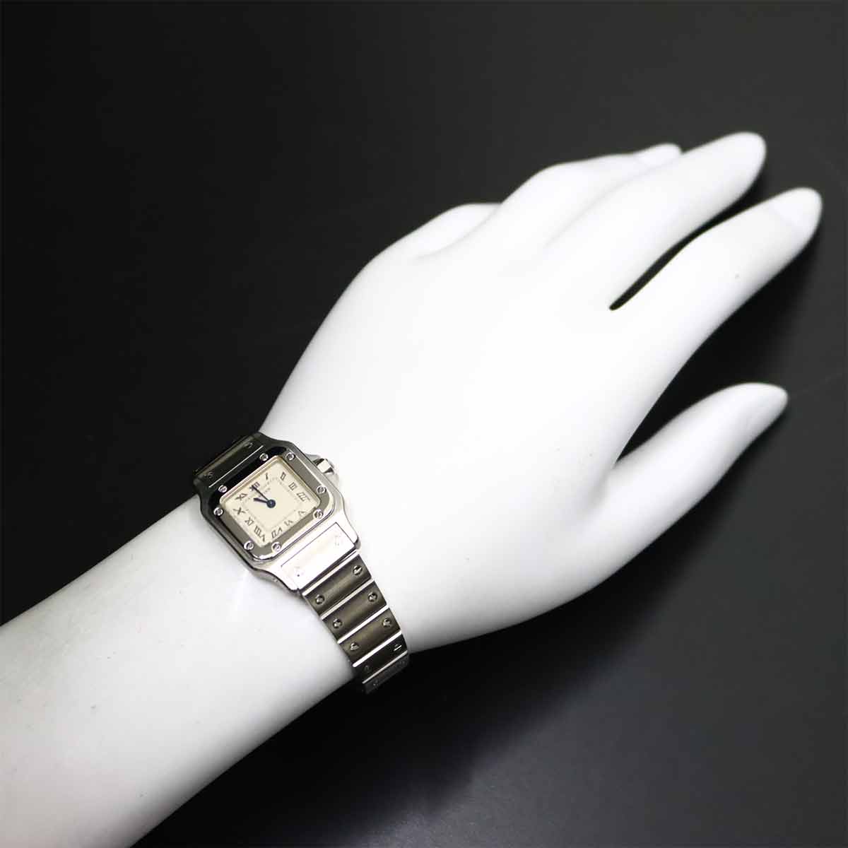 Santos Galbee SM W20024D6 Quartz Cream Dial Ladies Watch
