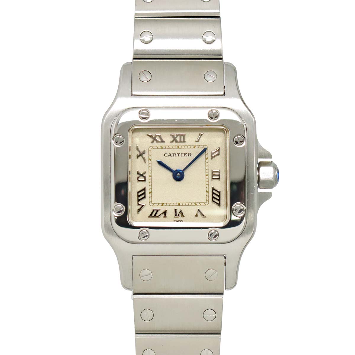 Santos Galbee SM W20024D6 Quartz Cream Dial Ladies Watch
