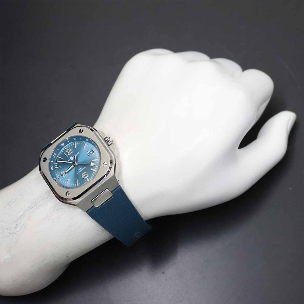 BR05 BR05G-PB-ST/SRB GMT Automatic Date Blue Dial