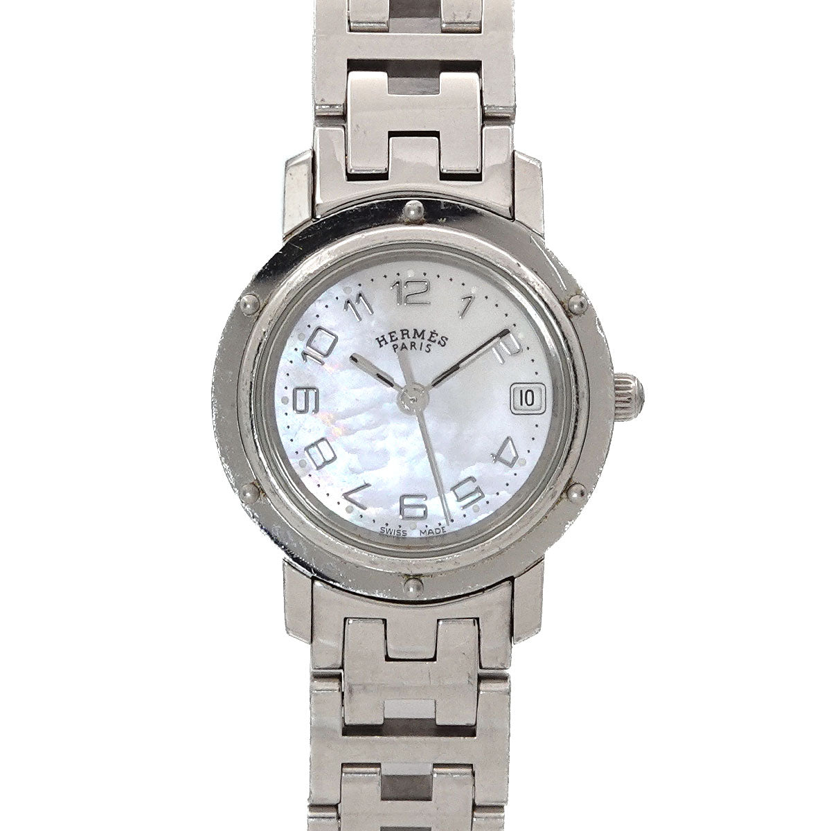 Clipper CL4 210 Quartz White Shell Dial Ladies Watch