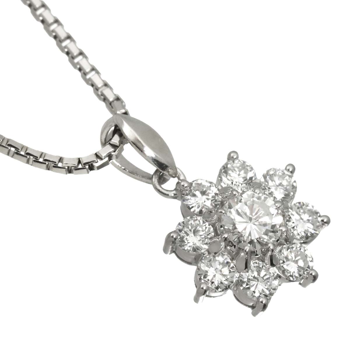 Diamond 1.04ct Necklace Pt Platinum