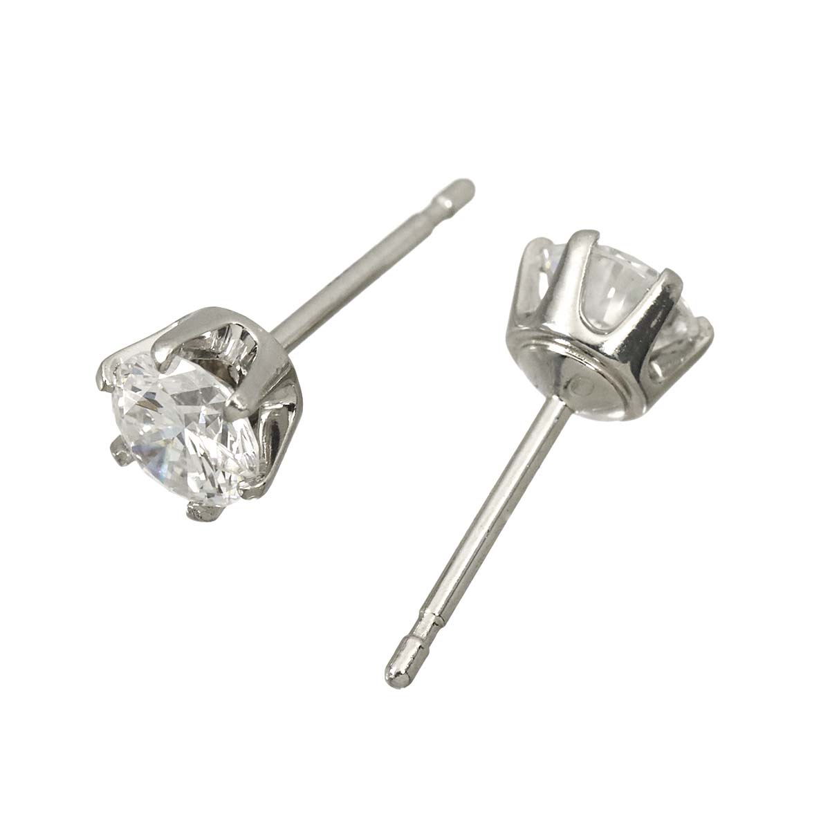 Diamond 1.01ct Earrings Pierced Pt Platinum