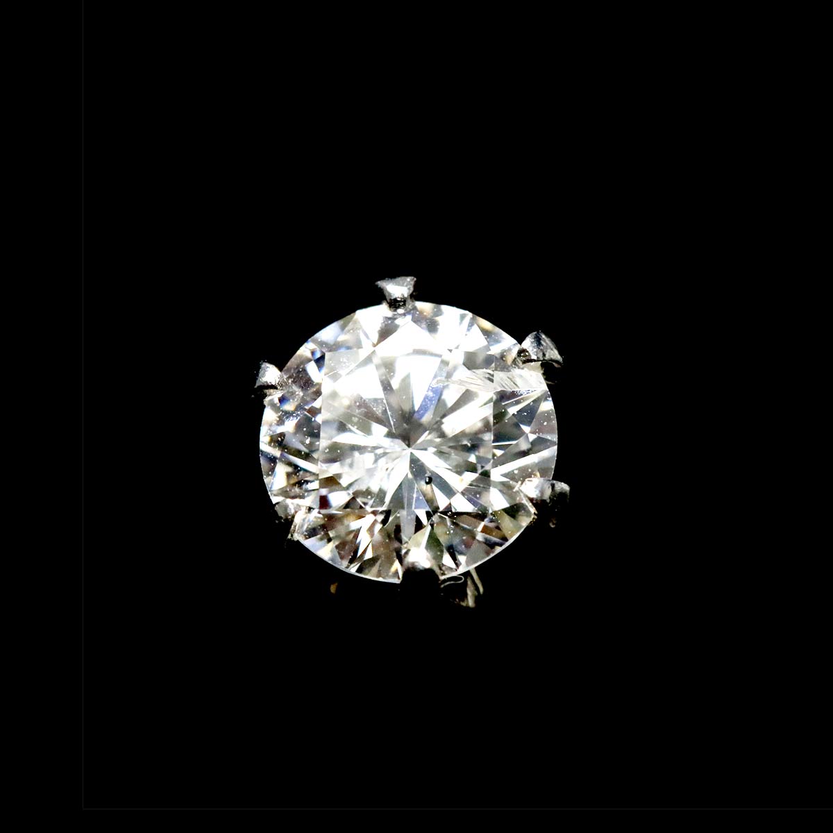 Diamond 1.01ct Earrings Pierced Pt Platinum