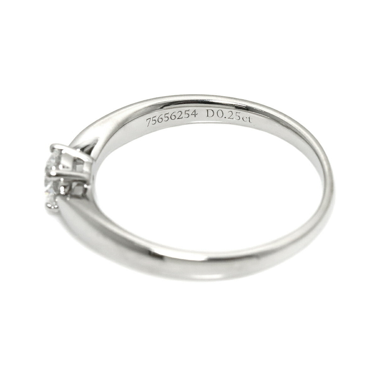 Harmony Diamond 0.25ct D/VVS1/3EX Ring Pt Size5.25(US)