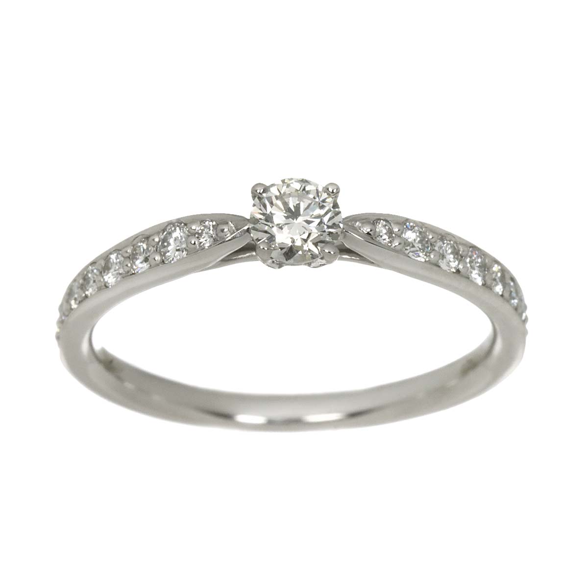 Harmony Diamond 0.19ct I/VVS1/3EX Ring Pt Size5.25-5.5(US)
