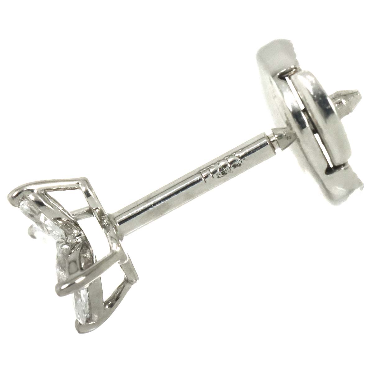 Victoria Diamond Mini Earrings Pierced Pt Platinum