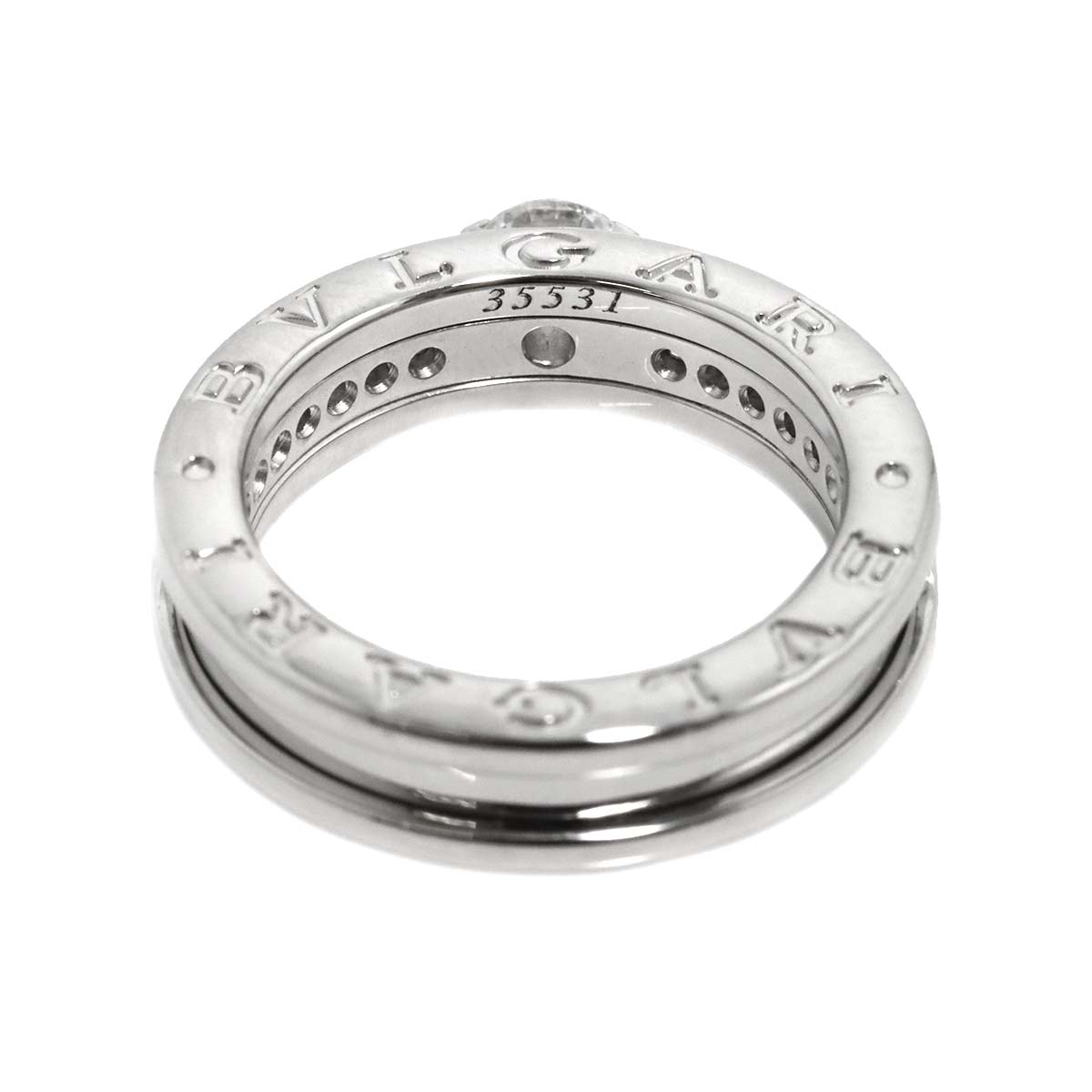B-ZERO1 Diamond 0.33ct E/VVS2 Ring 18K WG size51 5.5-5.75(US)