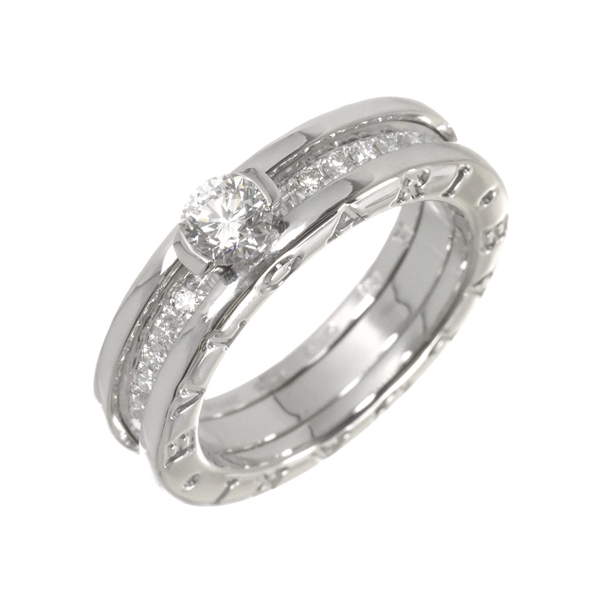 B-ZERO1 Diamond 0.33ct E/VVS2 Ring 18K WG size51 5.5-5.75(US)