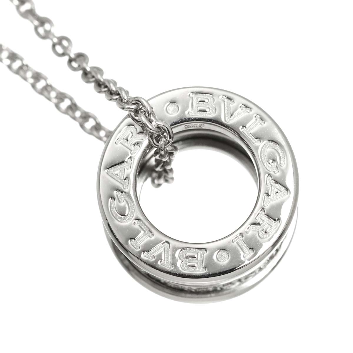 B-ZERO1 Diamond Necklace 18K WG White Gold 750