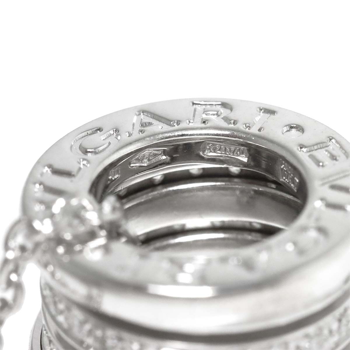 B-ZERO1 Diamond Necklace 18K WG White Gold 750