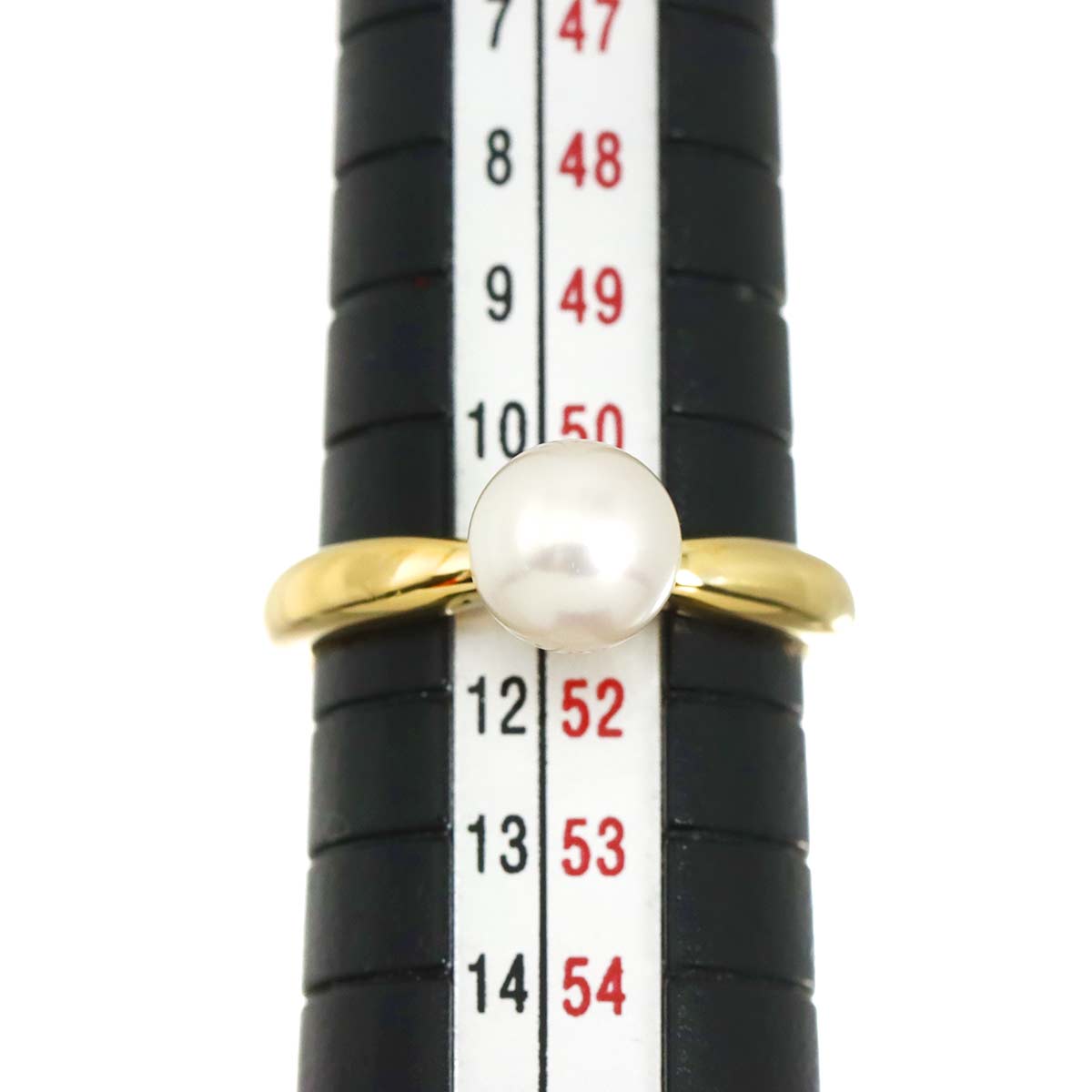 Akoya pearl 6.8mm Ring 18K YG 750 Size5.5-5.75(US)