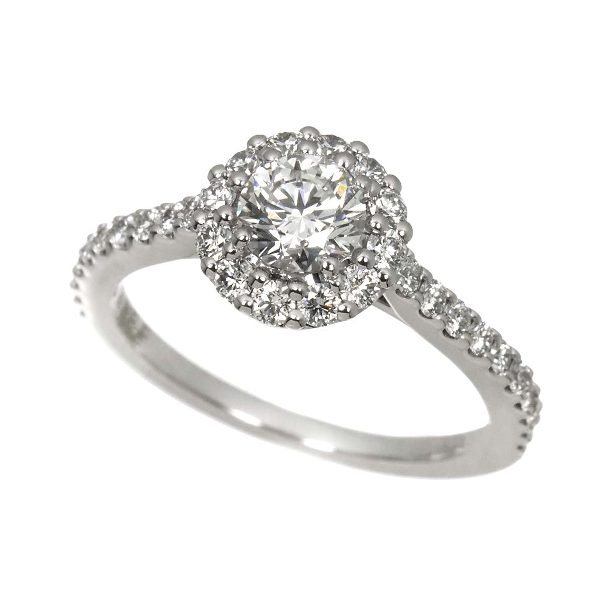 Icon Diamond 0.45ct E/VS1/3EX Ring 18K WG 750 Size:4.5-4.75(US)