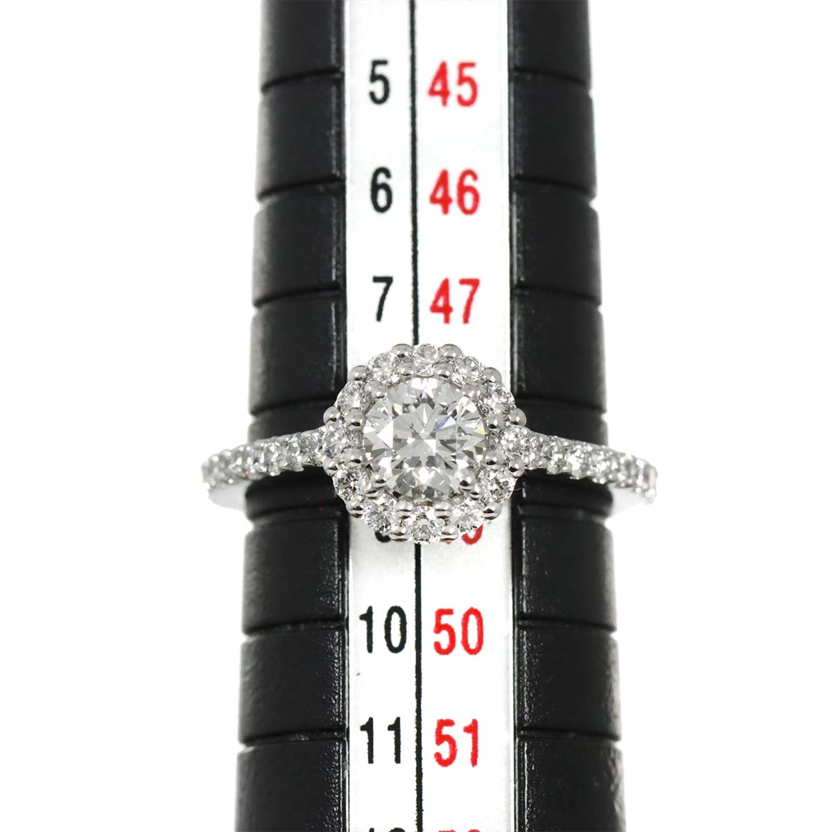 Icon Diamond 0.45ct E/VS1/3EX Ring 18K WG 750 Size:4.5-4.75(US)
