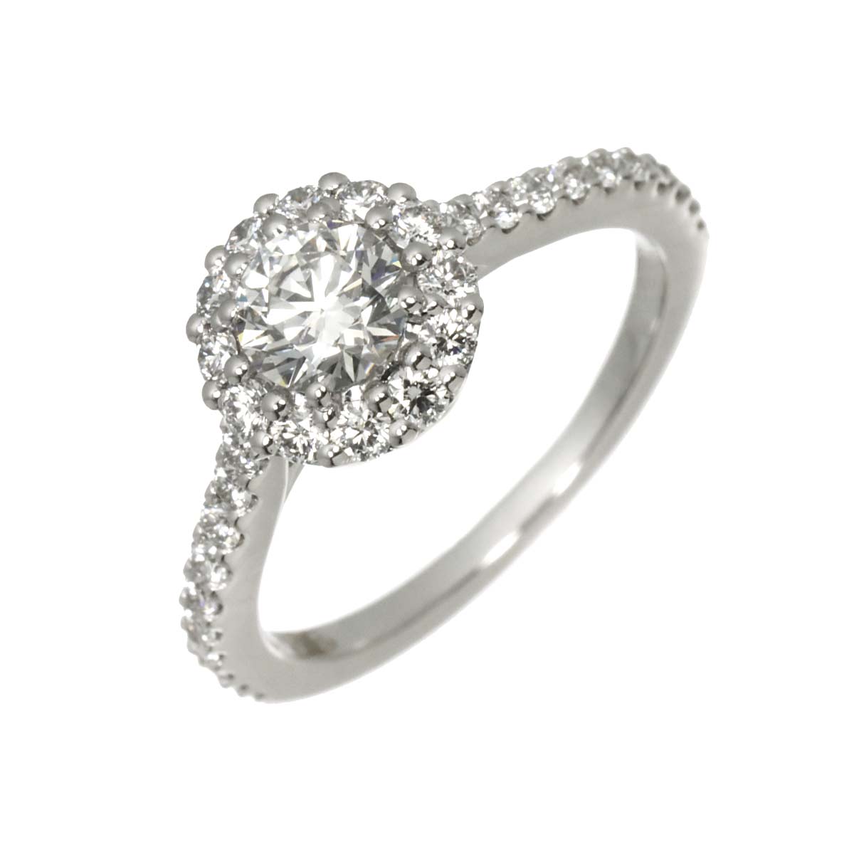 Icon Diamond 0.45ct E/VS1/3EX Ring 18K WG 750 Size:4.5-4.75(US)