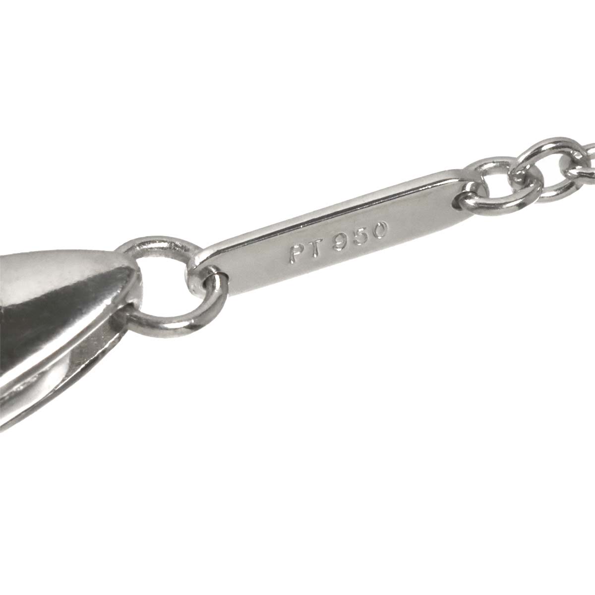 Traffic Cross Diamond Necklace Pt