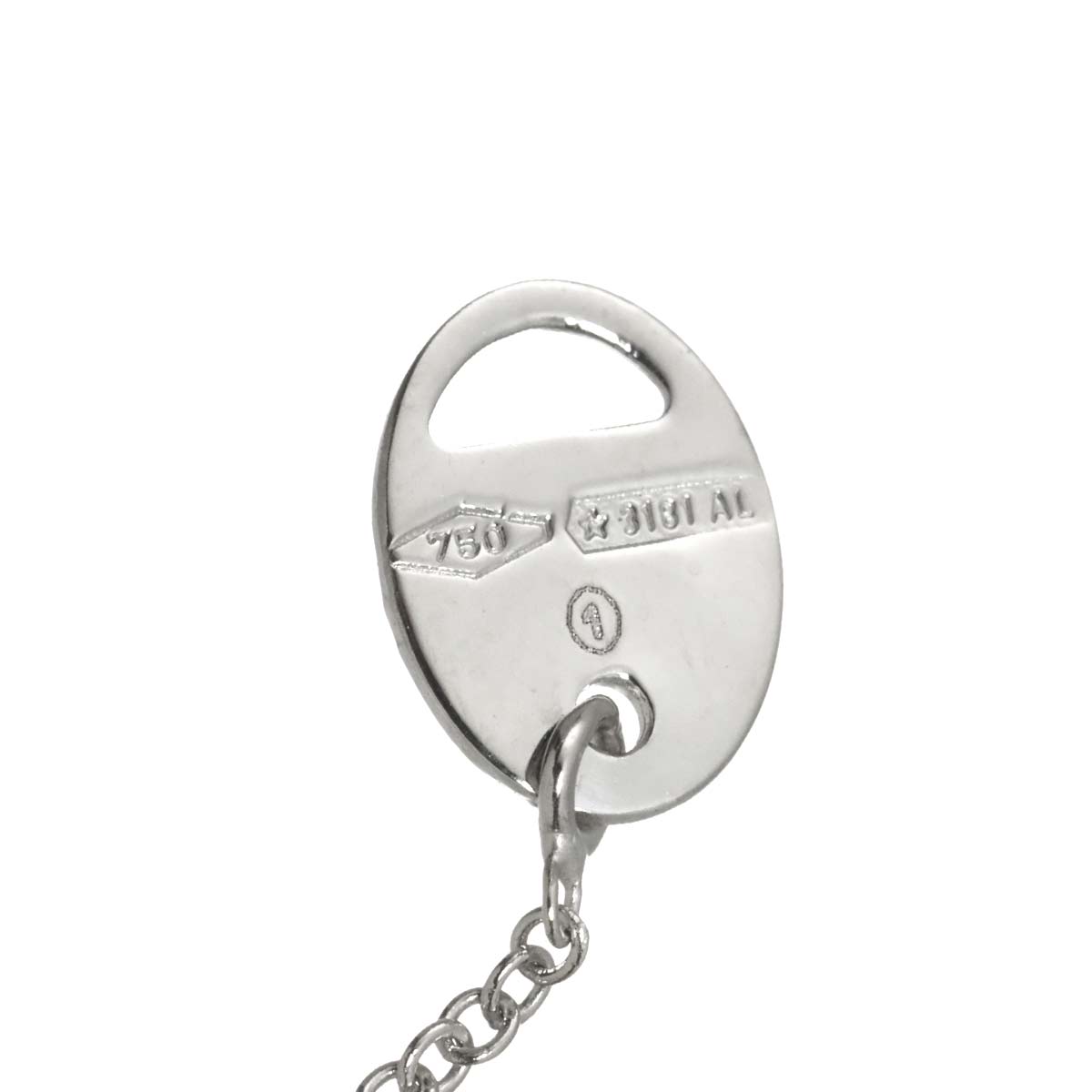 MARGHERITA Diamond Necklace 18K WG 750